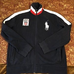 Polo Ralph Lauren Team USA 10 Navy Track Jacket